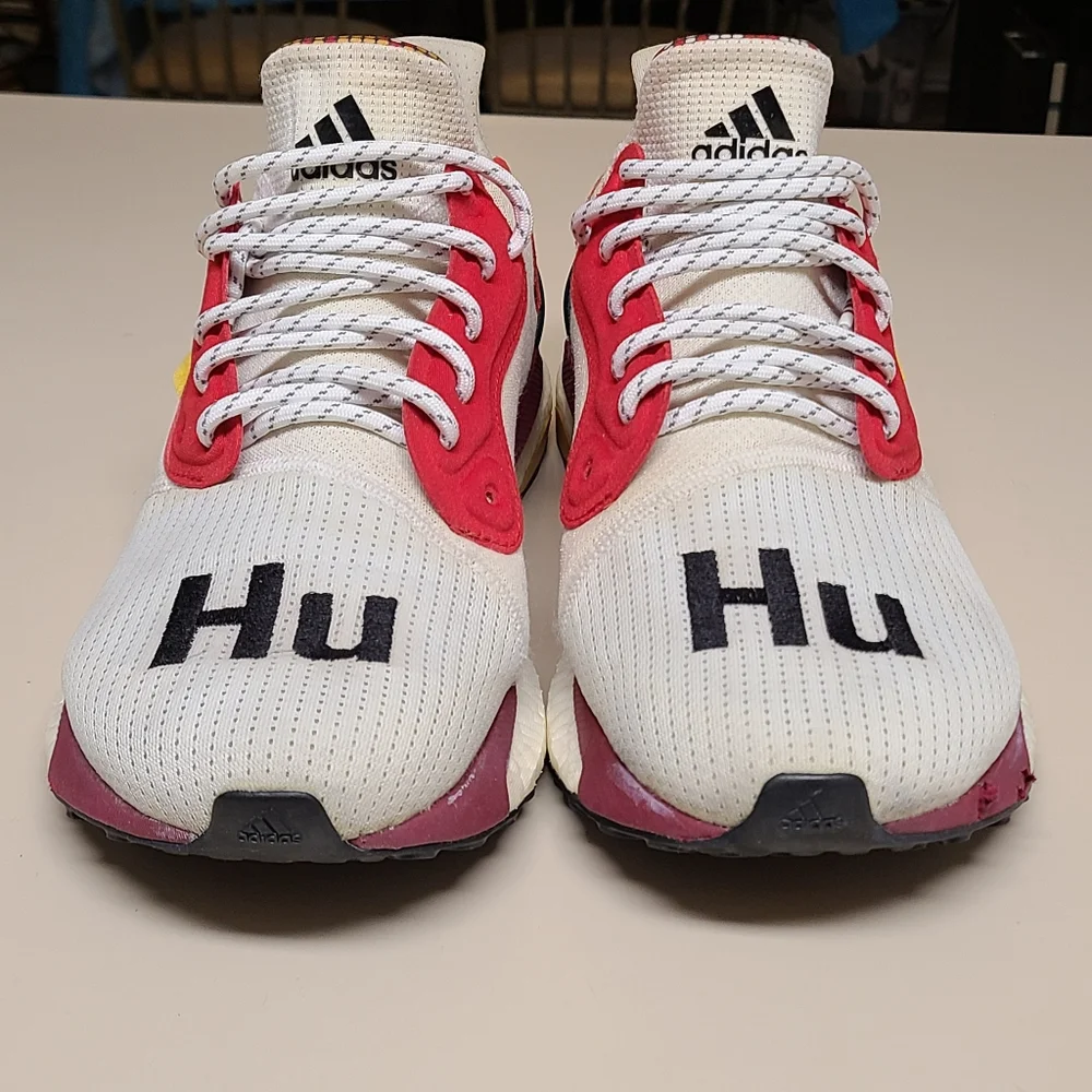 Adidas Pharrell Solar Hu boost running sneakers size 11 1/2 - Picture 3 of 11